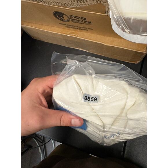 VINTAGE 90s Offspring Mini Monster Overalls Shirt Set Toddler 18M White Blue NWT - Picture 8 of 8